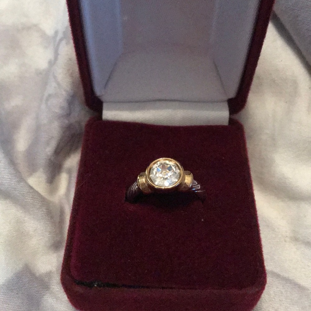 Premier Sterling Ring with Crystal Stone